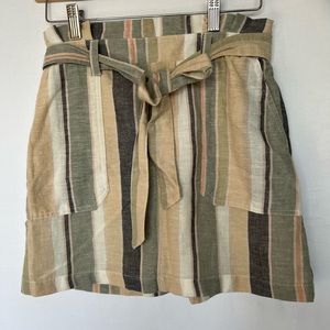 American Eagle Skirt Size XS Linen/cotton Blend